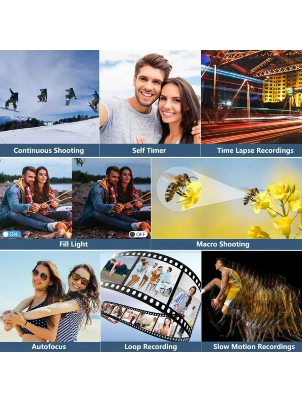 Compact 4K Digital Camera for Photography & Vlogging, 180° Flip Screen, 18X Zoom